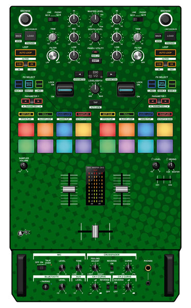 Pioneer DJ DJM S7 Skin Gradienter Green